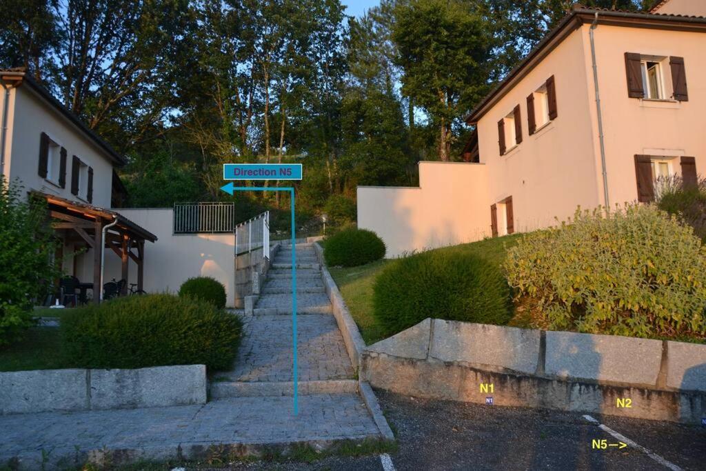 Le N5 Des Hauts De Sarlat Apt Duplex Clim, Piscine, Parking エクステリア 写真